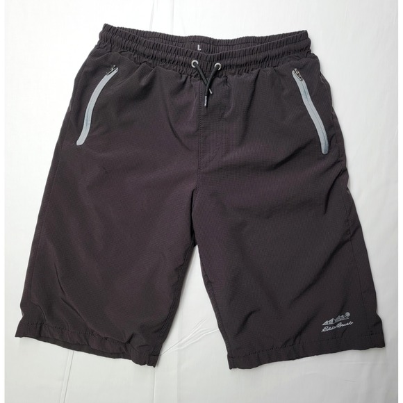 Eddie Bauer Kids Shorts Size XL Elastic Waist Drawstring Mesh Lined Quick Dry - Picture 1 of 12